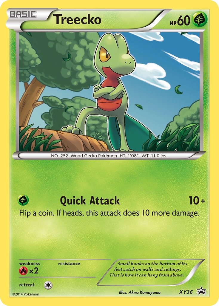 Treecko (XY36) [XY: Black Star Promos] | Tables and Towers