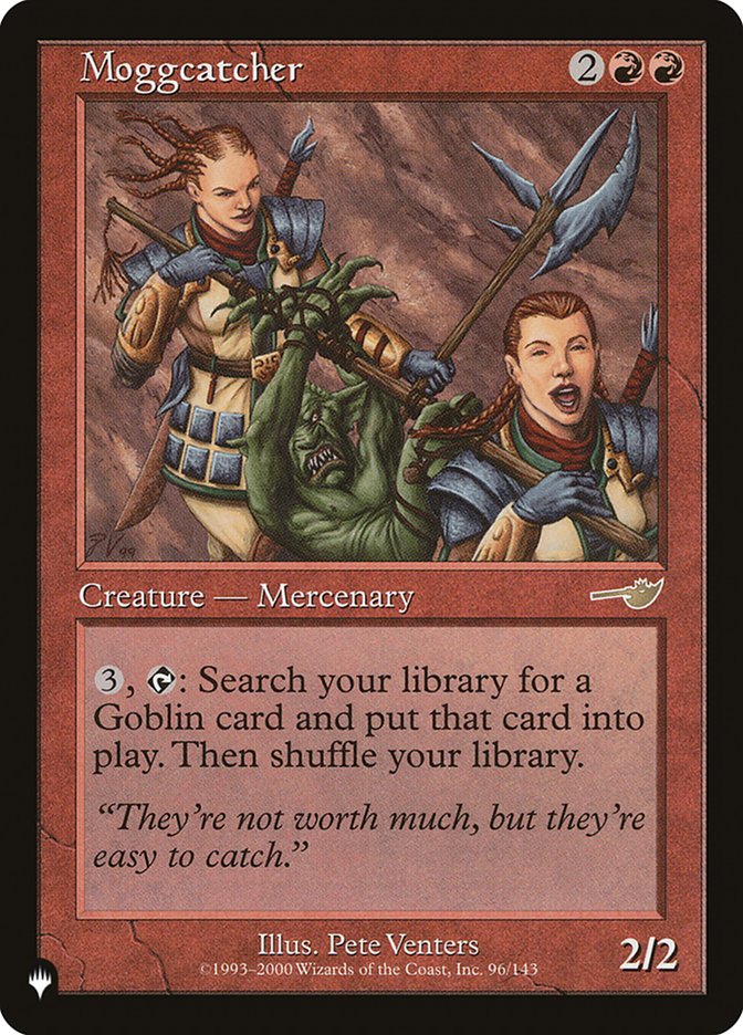 Moggcatcher [The List] | Tables and Towers