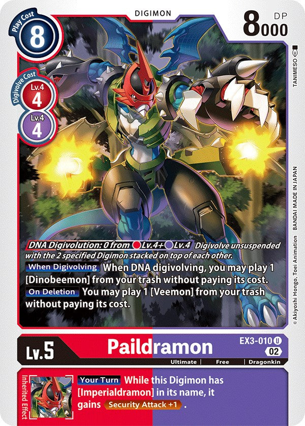 Paildramon [EX3-010] [Draconic Roar] | Tables and Towers