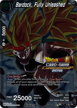 Bardock, Fully Unleashed (P-067) [Tournament Promotion Cards] | Tables and Towers