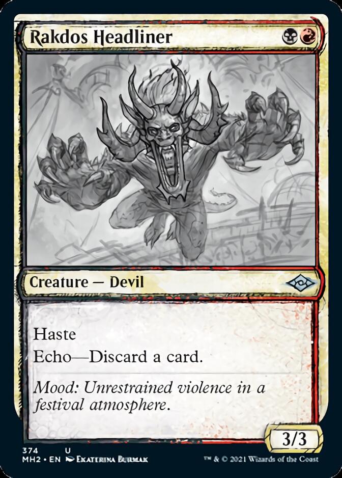 Rakdos Headliner (Sketch) [Modern Horizons 2] | Tables and Towers