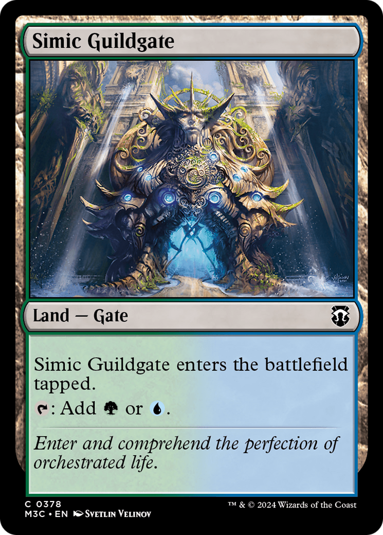 Simic Guildgate (Ripple Foil) [Modern Horizons 3 Commander] | Tables and Towers