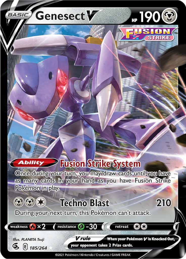 Genesect V (185/264) [Sword & Shield: Fusion Strike] | Tables and Towers