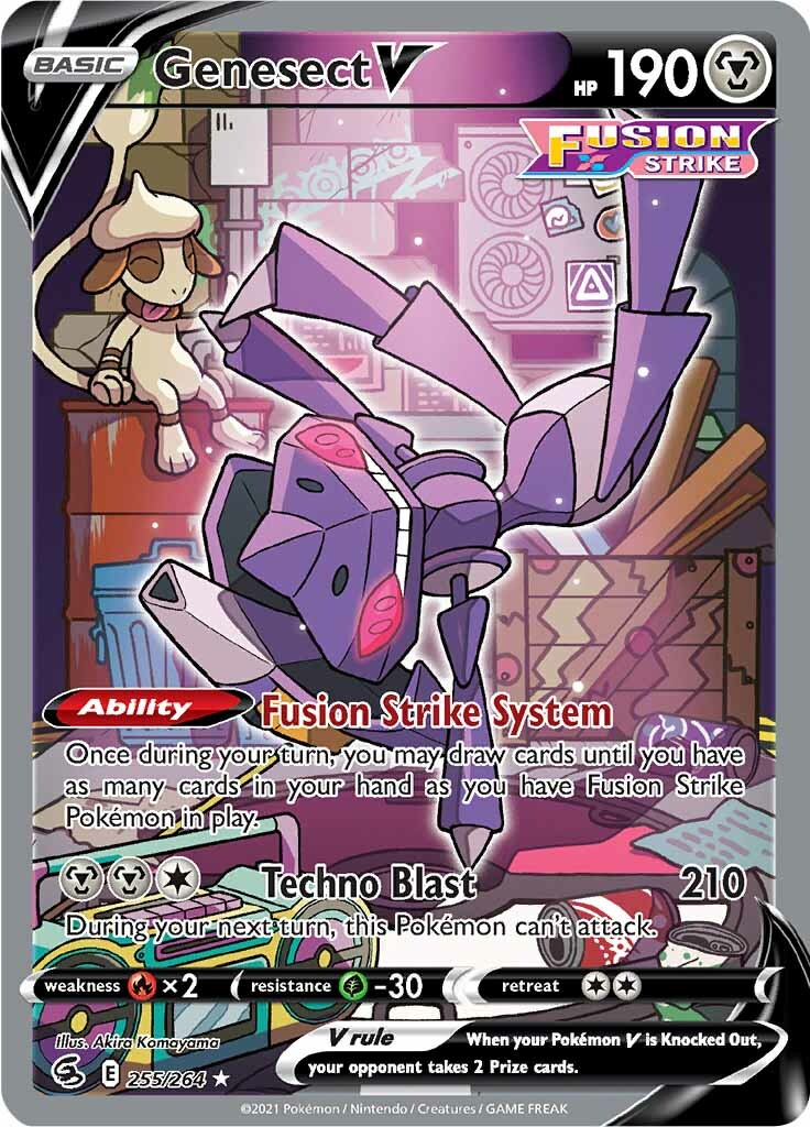 Genesect V (255/264) [Sword & Shield: Fusion Strike] | Tables and Towers