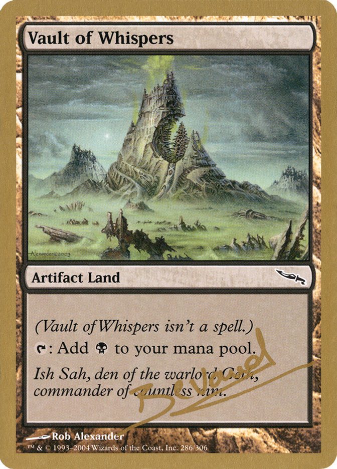 Vault of Whispers (Manuel Bevand) [World Championship Decks 2004] | Tables and Towers