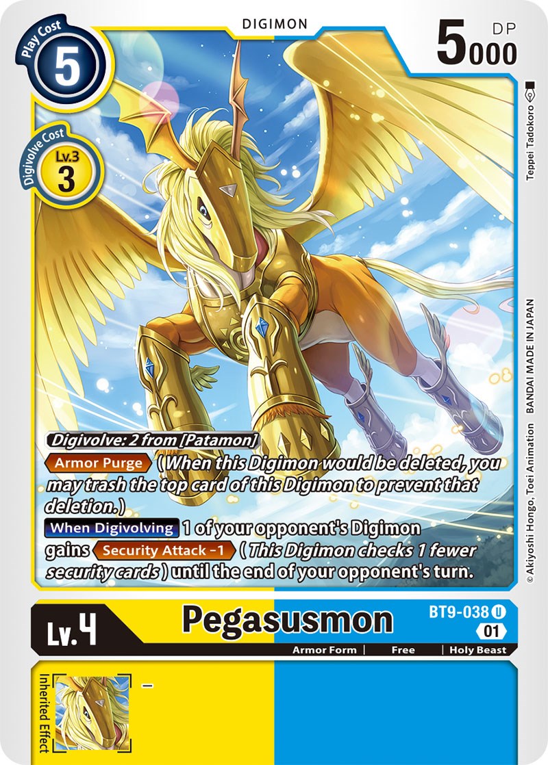 Pegasusmon [BT9-038] [X Record] | Tables and Towers