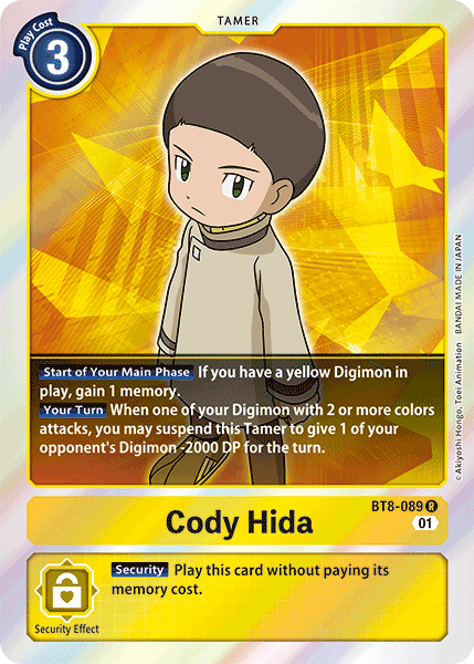 Cody Hida [BT8-089] [New Awakening] | Tables and Towers