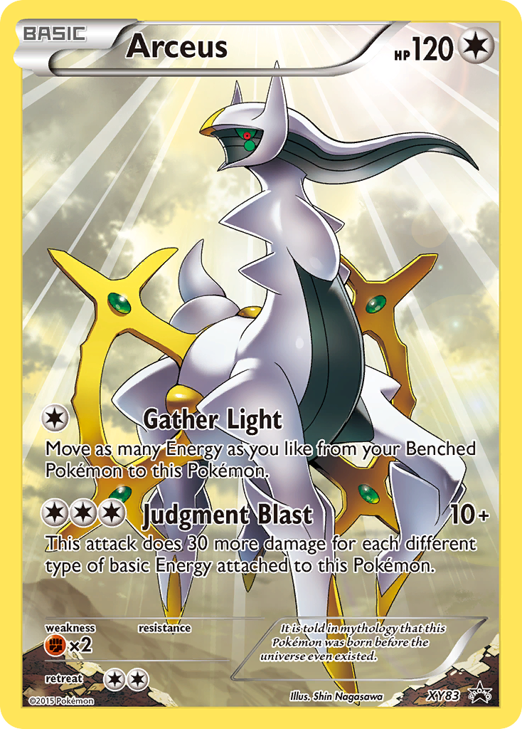 Arceus (XY83) [XY: Black Star Promos] | Tables and Towers