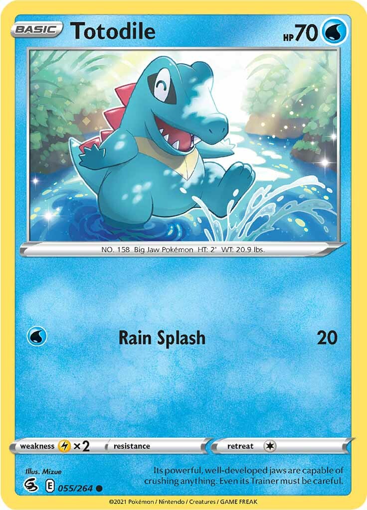 Totodile (055/264) [Sword & Shield: Fusion Strike] | Tables and Towers