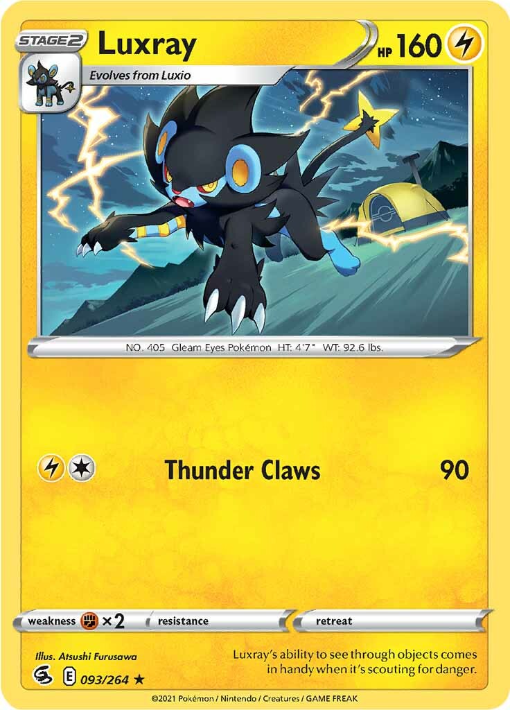 Luxray (093/264) [Sword & Shield: Fusion Strike] | Tables and Towers