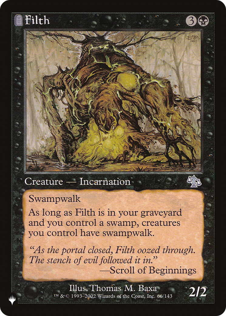 Filth [The List Reprints] | Tables and Towers