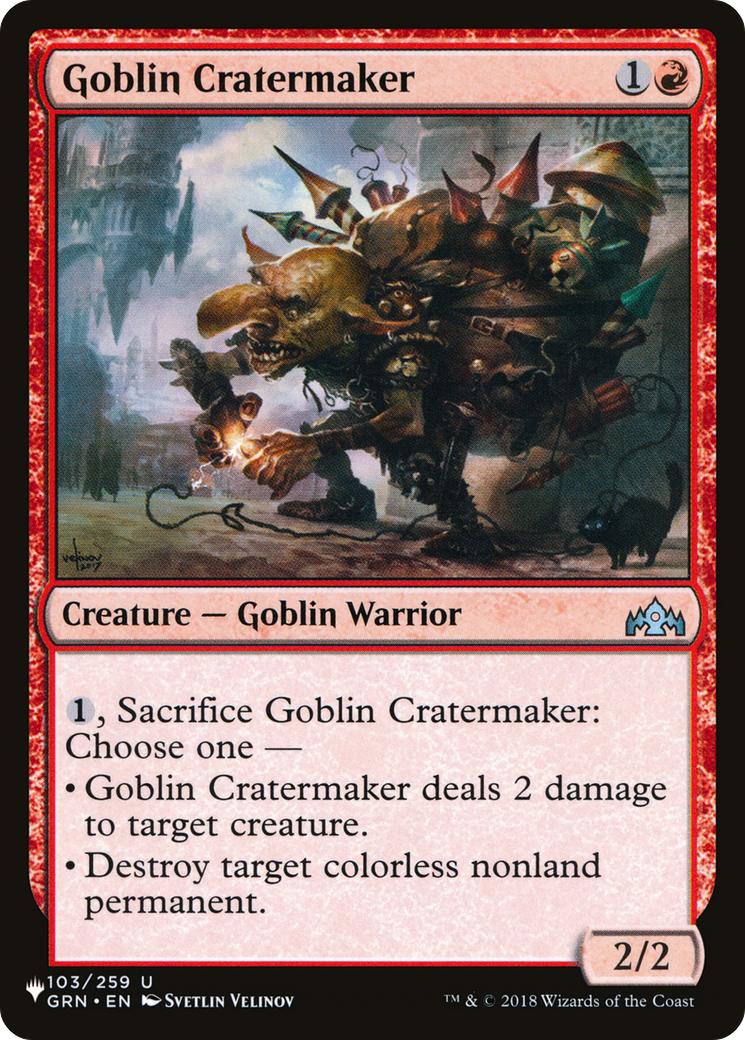 Goblin Cratermaker [The List Reprints] | Tables and Towers