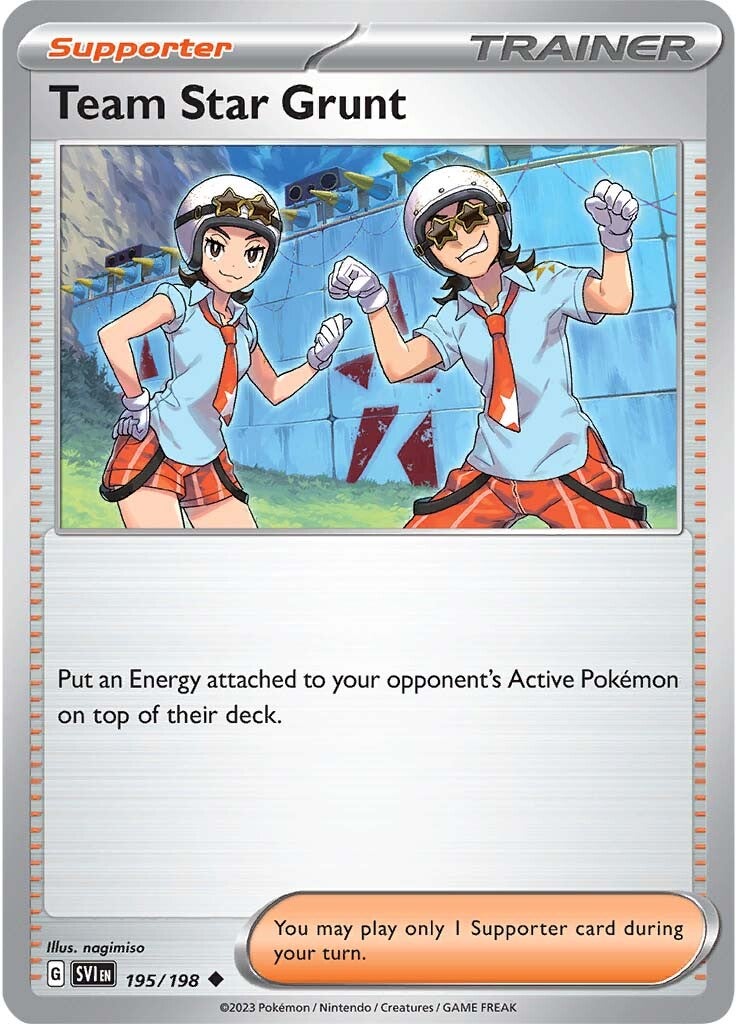 Team Star Grunt (195/198) [Scarlet & Violet: Base Set] | Tables and Towers