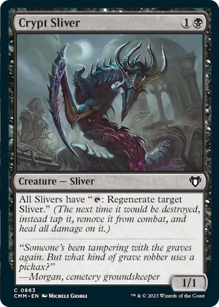 Crypt Sliver [Commander Masters] | Tables and Towers