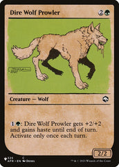 Dire Wolf Prowler (Showcase) [The List] | Tables and Towers