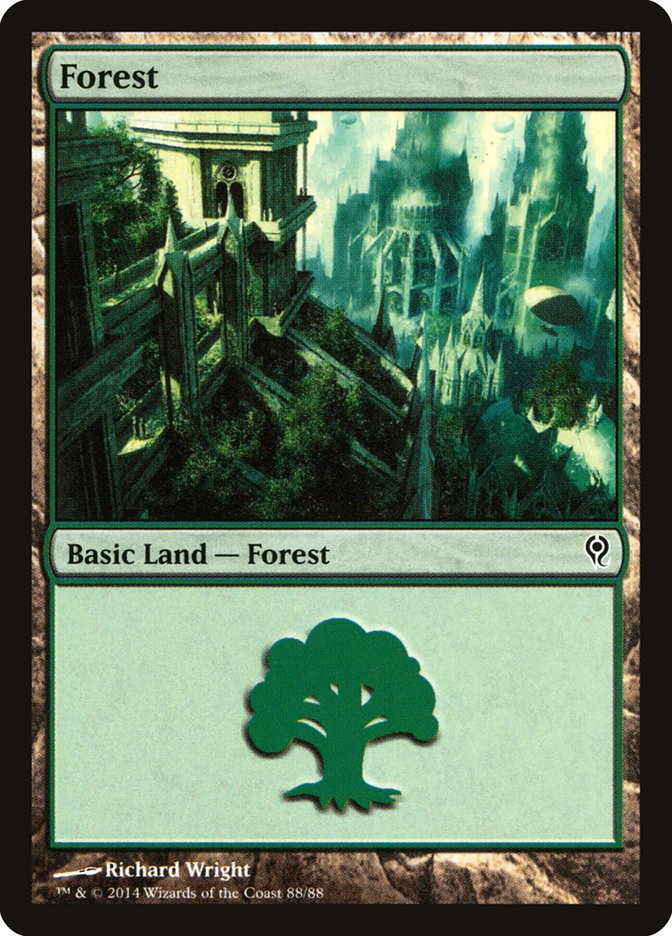 Forest (88) [Duel Decks: Jace vs. Vraska] | Tables and Towers