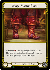 Mage Master Boots (Golden) [FAB067] (Promo)  Cold Foil | Tables and Towers