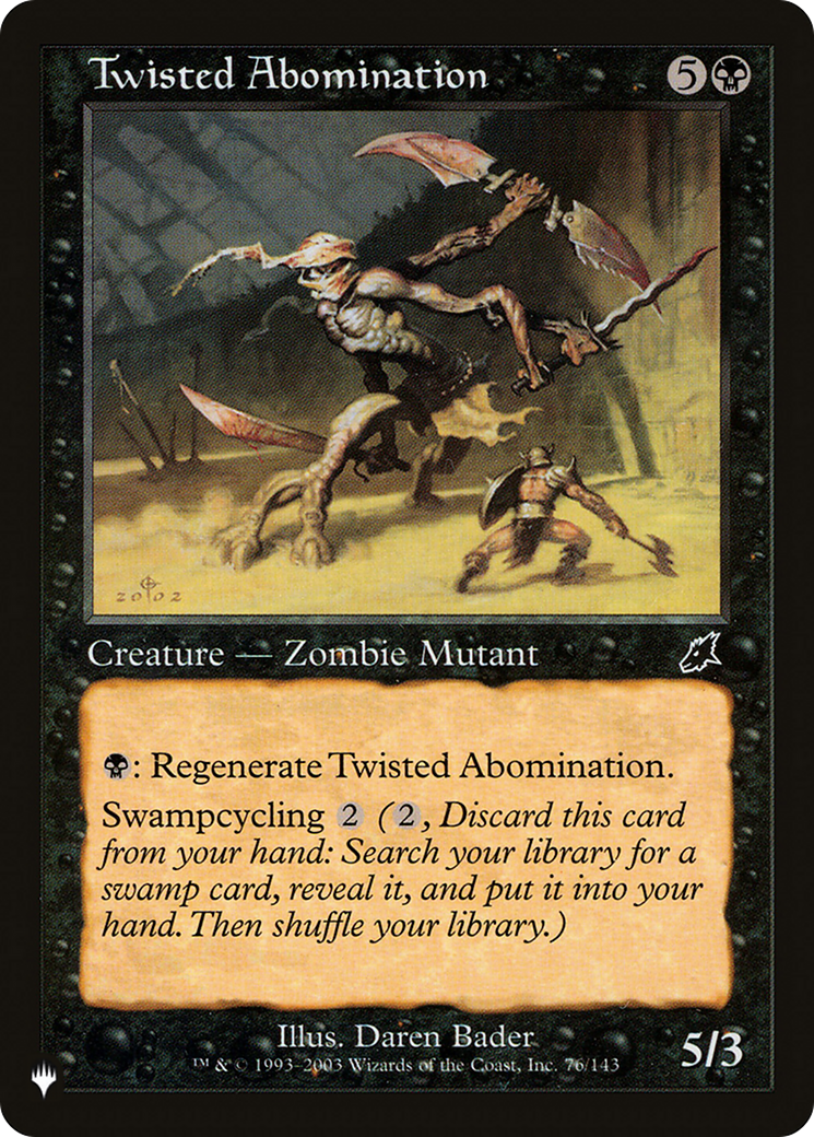 Twisted Abomination [The List Reprints] | Tables and Towers