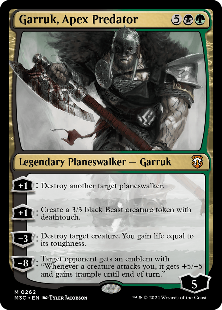 Garruk, Apex Predator (Ripple Foil) [Modern Horizons 3 Commander] | Tables and Towers