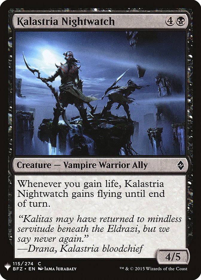 Kalastria Nightwatch [Mystery Booster] | Tables and Towers