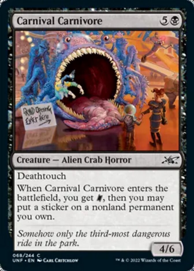 Carnival Carnivore [Unfinity] | Tables and Towers