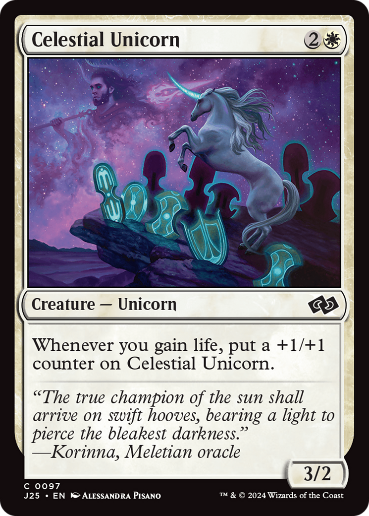 Celestial Unicorn [Foundations Jumpstart] | Tables and Towers