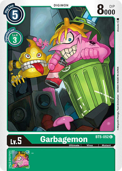 Garbagemon [BT5-052] [Battle of Omni] | Tables and Towers