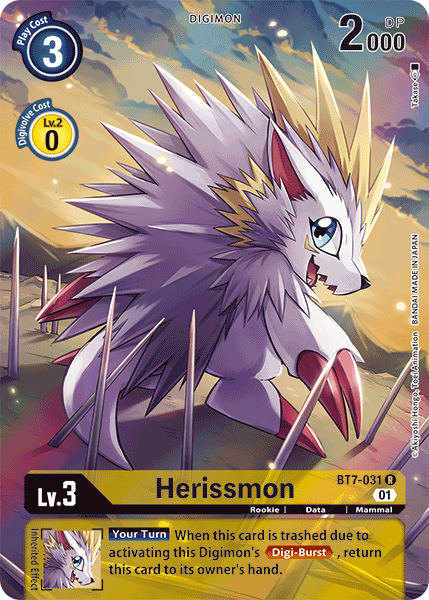 Herissmon [BT7-031] (Alternate Art) [Next Adventure] | Tables and Towers