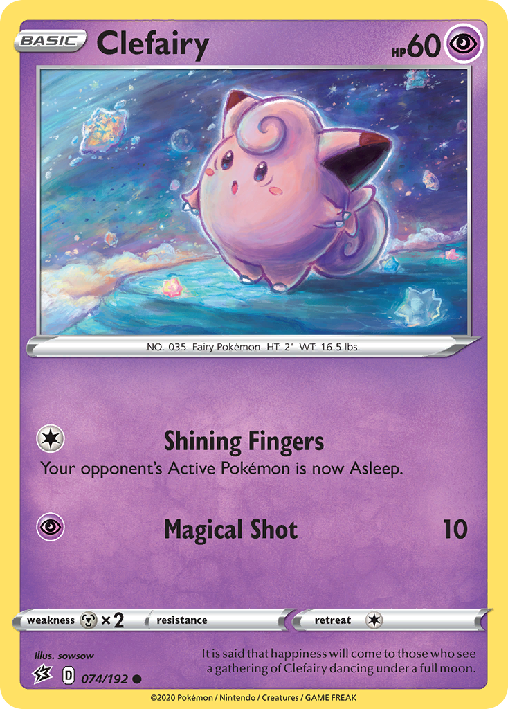 Clefairy (074/192) [Sword & Shield: Rebel Clash] | Tables and Towers