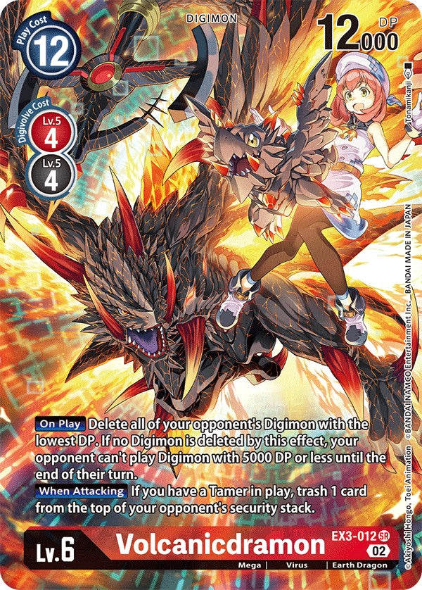 Volcanicdramon [EX3-012] (Alternate Art) [Draconic Roar] | Tables and Towers