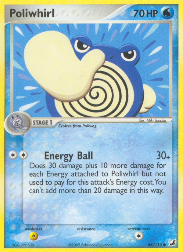 Poliwhirl (68/115) [EX: Unseen Forces] | Tables and Towers