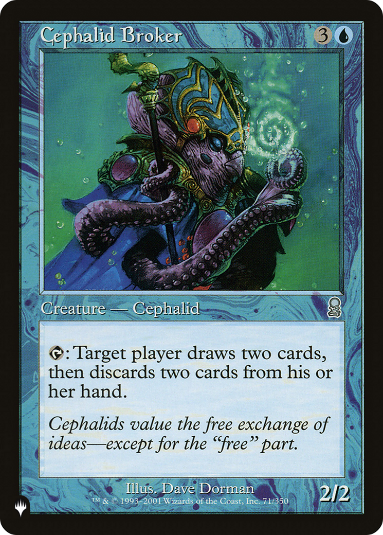 Cephalid Broker [The List Reprints] | Tables and Towers