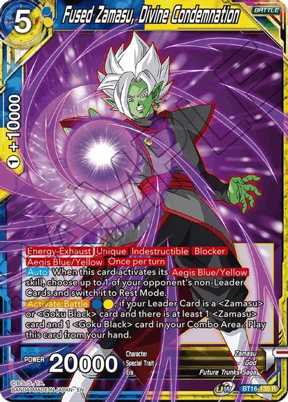 Fused Zamasu, Divine Condemnation (BT16-130) [Realm of the Gods] | Tables and Towers