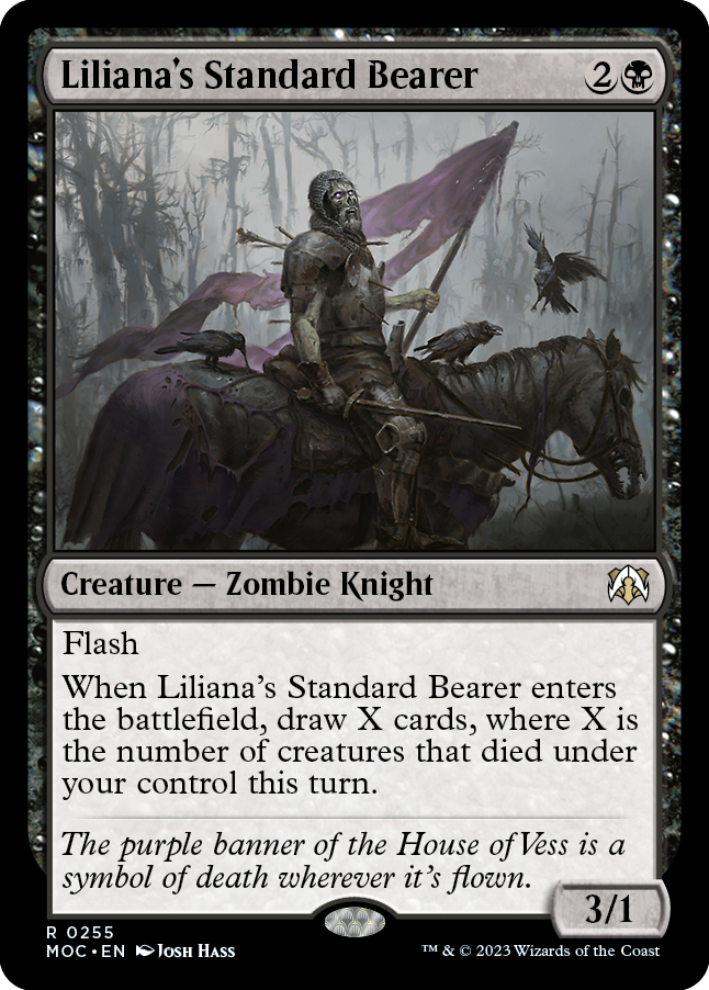 Liliana's Standard Bearer [March of the Machine Commander] | Tables and Towers