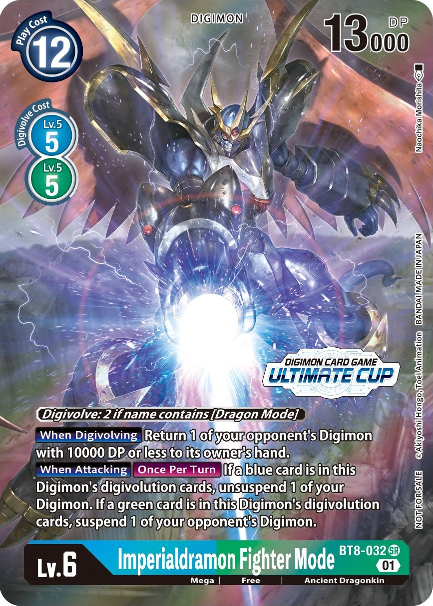 Imperialdramon Fighter Mode [BT8-032] (April Ultimate Cup 2022) [New Awakening Promos] | Tables and Towers