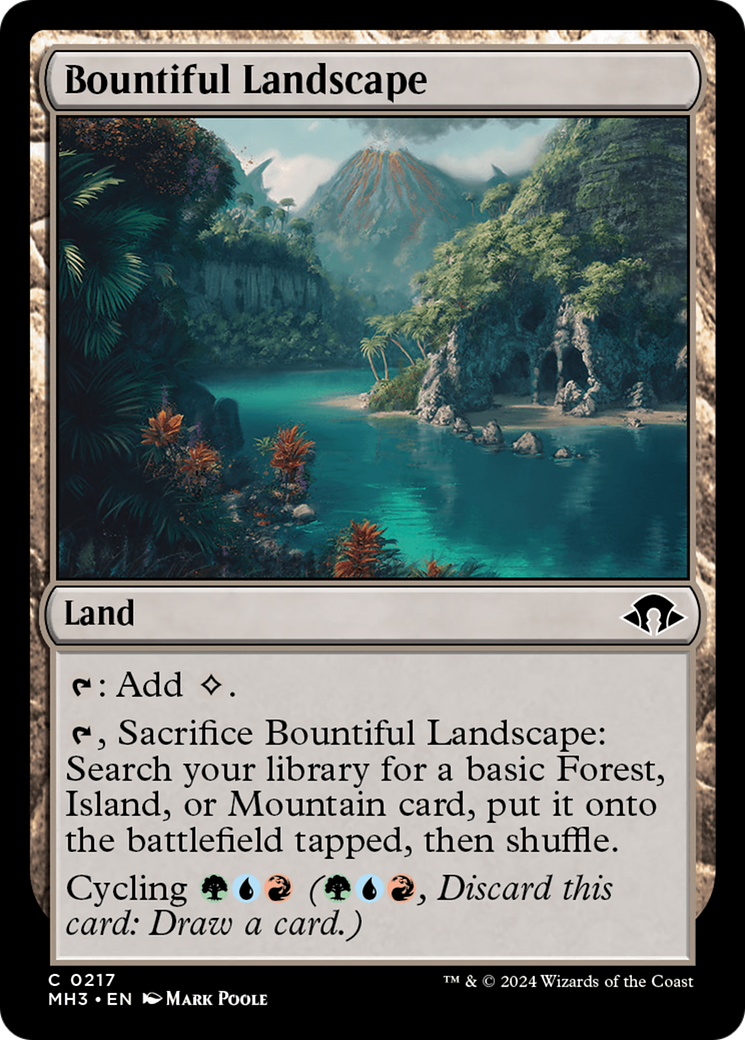 Bountiful Landscape [Modern Horizons 3] | Tables and Towers