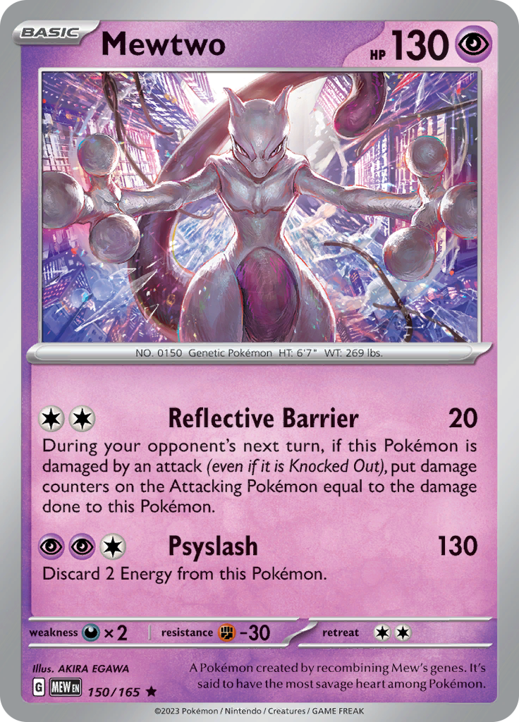 Mewtwo (150/165) [Scarlet & Violet: 151] | Tables and Towers