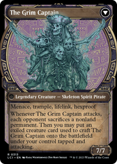 Throne of the Grim Captain // The Grim Captain (Showcase) [The Lost Caverns of Ixalan] | Tables and Towers