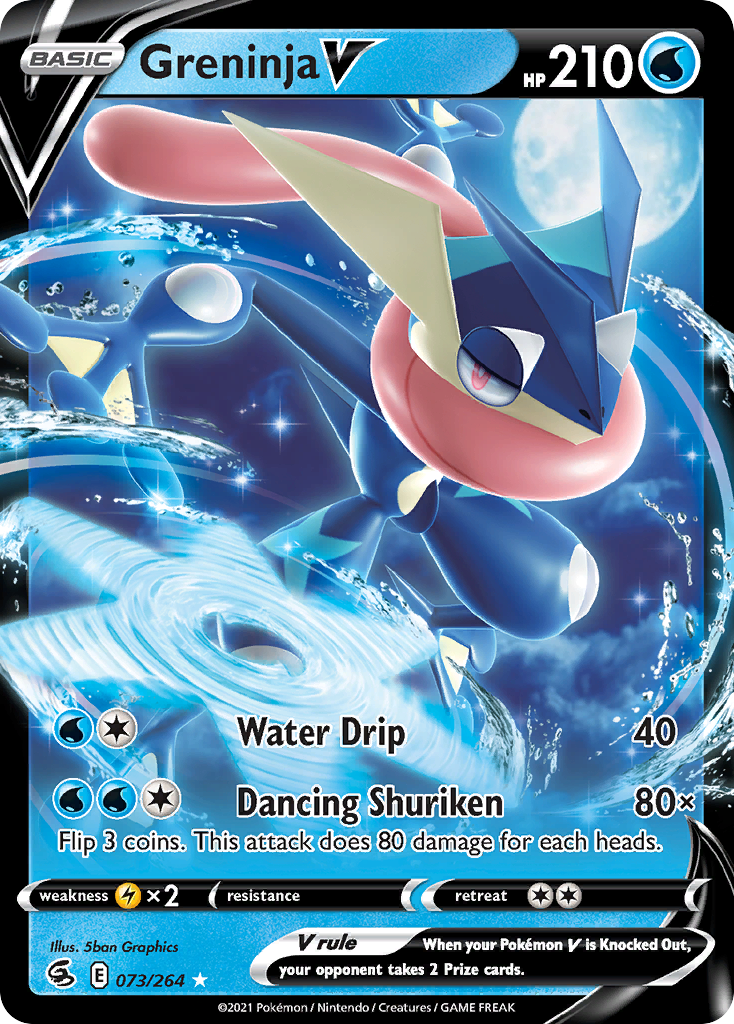 Greninja V (073/264) (Intro Deck) [Sword & Shield: Fusion Strike] | Tables and Towers