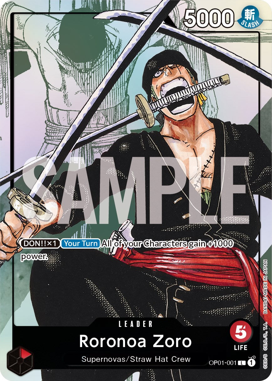 Roronoa Zoro (Alternate Art) [One Piece Promotion Cards] | Tables and Towers