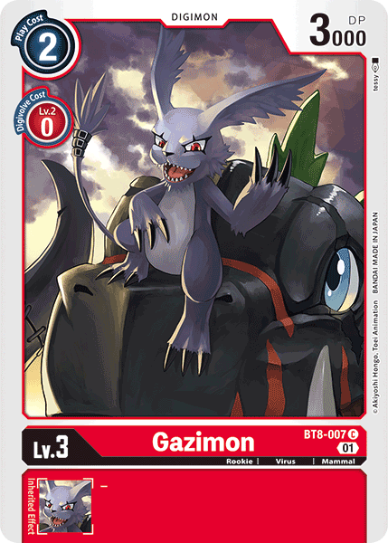 Gazimon [BT8-007] [New Awakening] | Tables and Towers