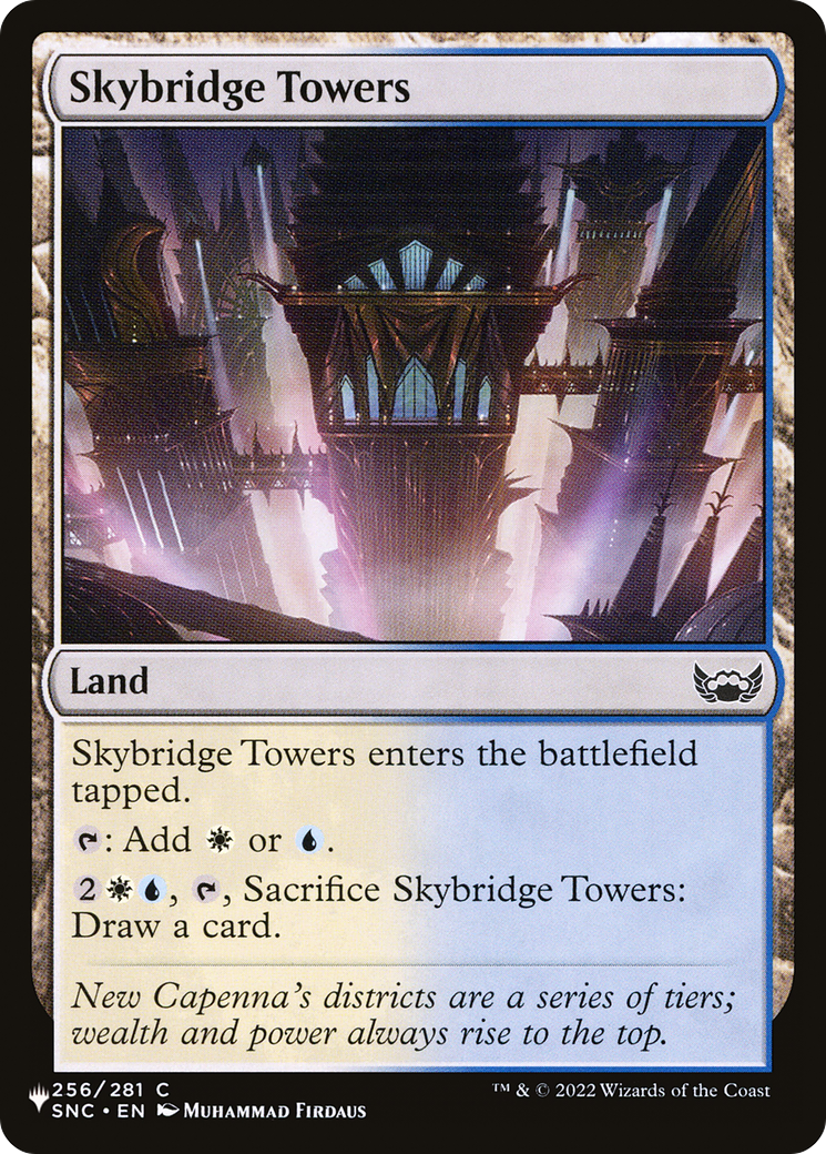 Skybridge Towers [The List Reprints] | Tables and Towers