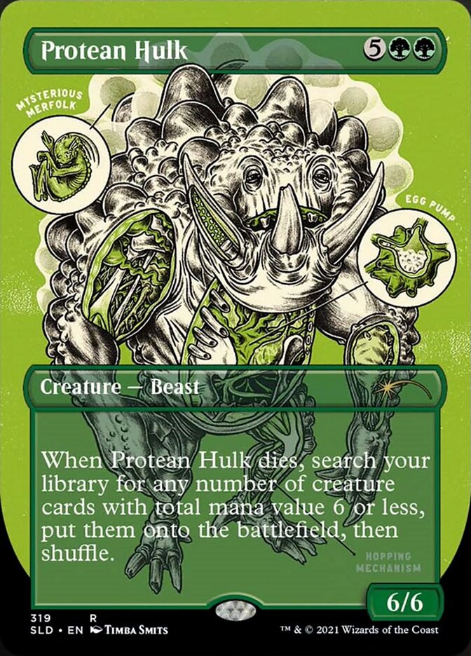 Protean Hulk (Borderless Foil Etched) [Secret Lair Drop Series] | Tables and Towers