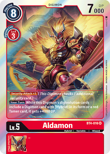 Aldamon [BT4-016] [Great Legend] | Tables and Towers