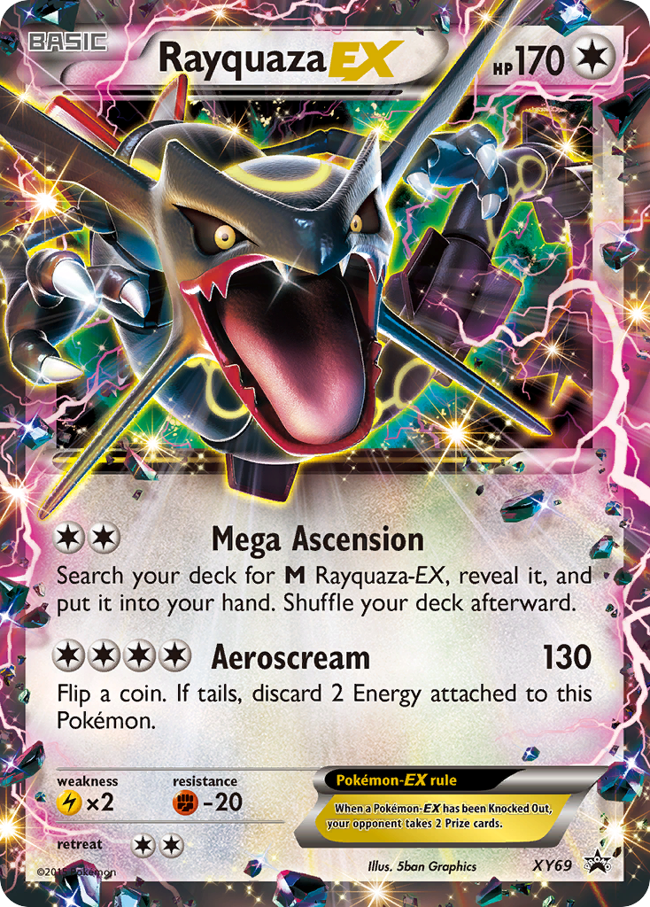 Rayquaza EX (XY69) (Shiny) [XY: Black Star Promos] | Tables and Towers