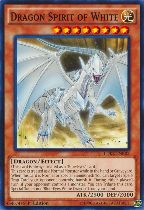 Dragon Spirit of White [LDK2-ENK02] Common | Tables and Towers