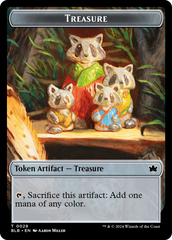 Squirrel // Treasure Double-Sided Token [Bloomburrow Tokens] | Tables and Towers