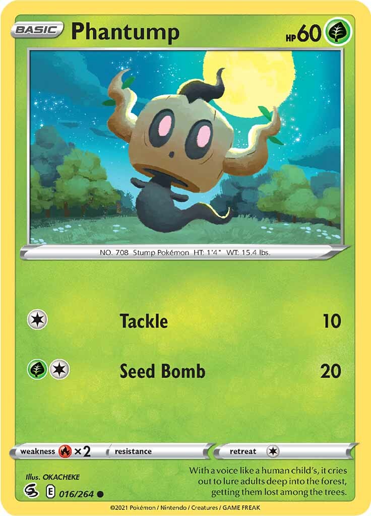 Phantump (016/264) [Sword & Shield: Fusion Strike] | Tables and Towers