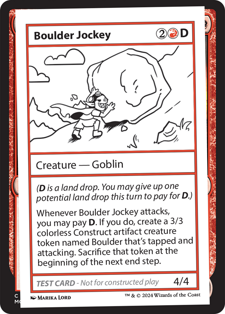 Boulder Jockey [Mystery Booster 2 Playtest Cards] | Tables and Towers