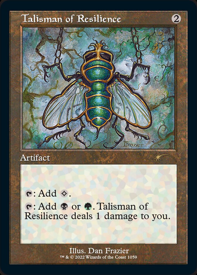 Talisman of Resilience (Foil Etched) [Secret Lair Drop Series] | Tables and Towers